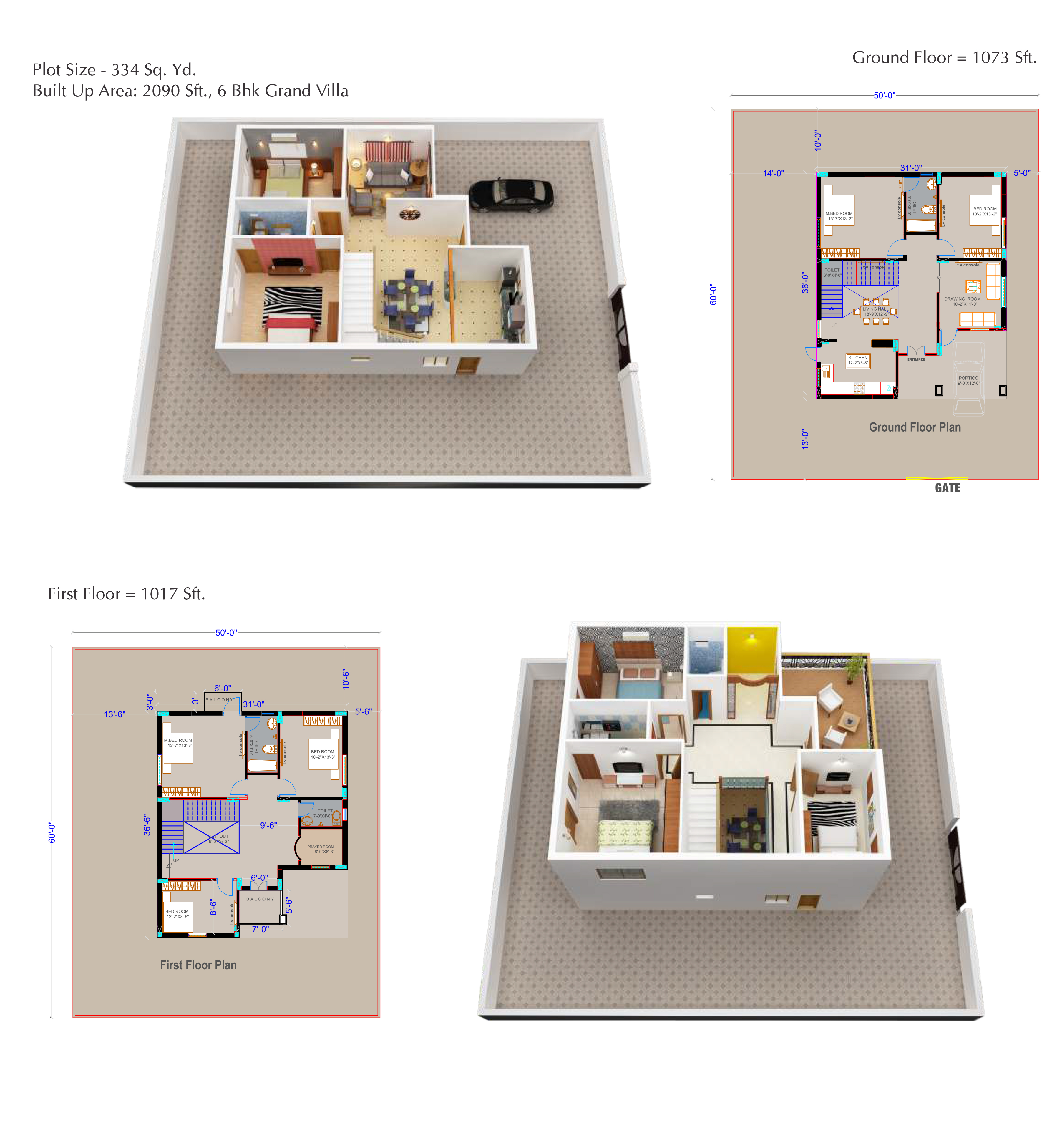 Floor Plan - Grand Villa 334